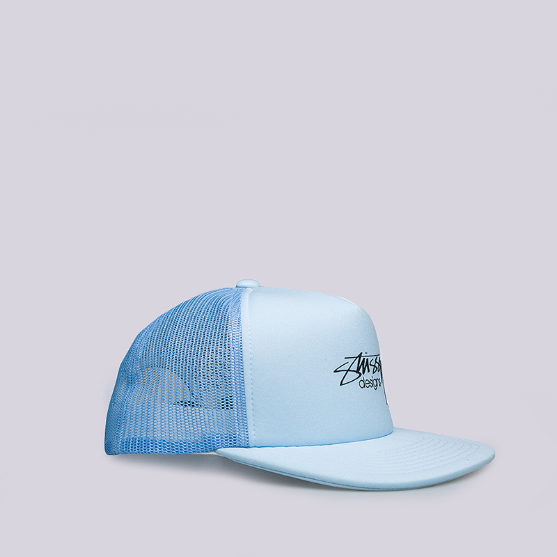  голубая кепка Stussy Smooth Stock Tracker Cap 131694-blue - цена, описание, фото 2